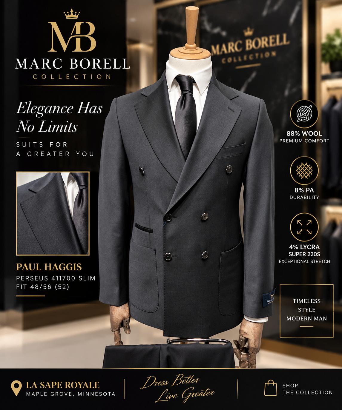 Luxury double breasted suit designed suit for modern gentleman. refined, tailored and structured and polished for weddings, gala, business occasions.